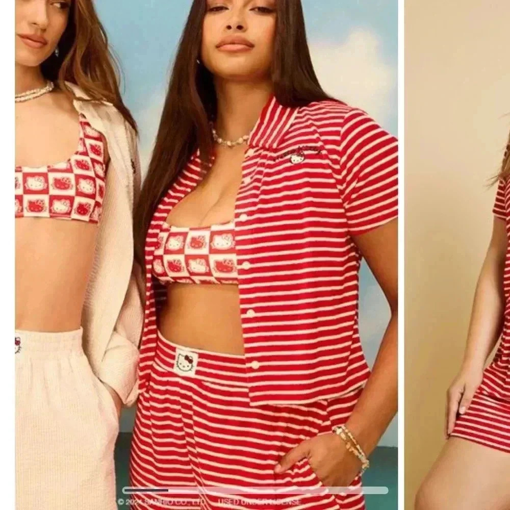 Hello kitty Terry cloth shorts